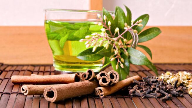 gorputzeko parasitoentzako espeziekin tea